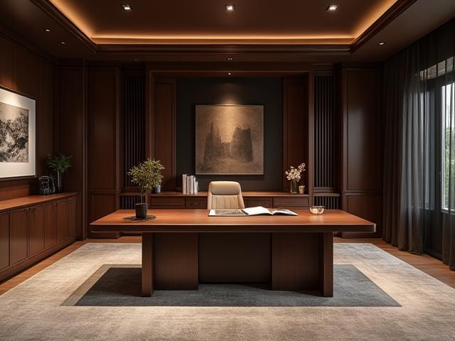 Image of a modern executive office interior