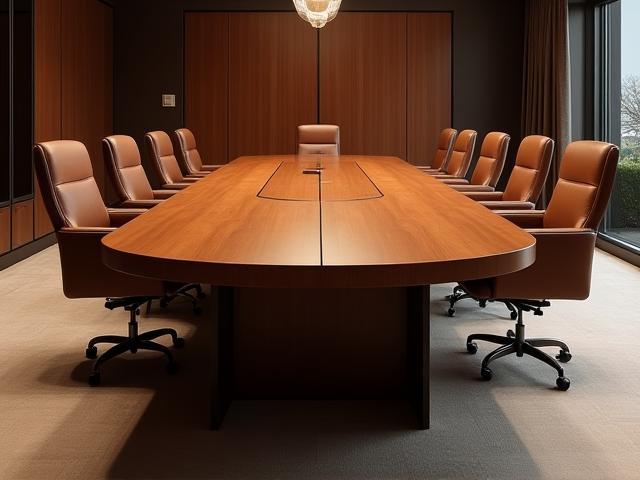 Image of custom-designed boardroom furniture