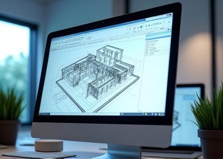Image representing digital design software or 3D model
