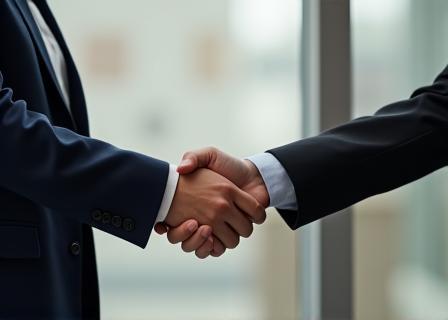 Image representing customer support or handshake